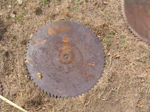 Large Sawmill Buzz Saw Blade 26 1/2&#034; Diameter  Solid Sawblade