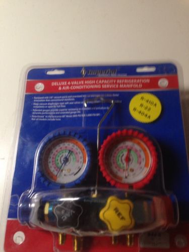 IMPERIAL 644-C  Ac Hvac Manifold Gauge Set, 4-Valve