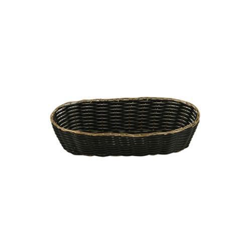 New Black Plastic Basket, Tabletop 2&#034;H X 8.25&#034;W X 4.25&#034;L Thunder Group