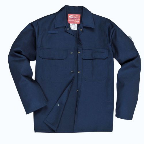 Portwest Bizweld Biz2 Flame Retardant Jacket B/Navy XLarge We Ship by FedEx!!!