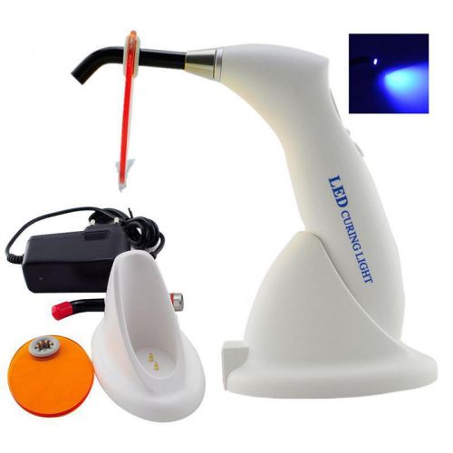 Denshine Dental 5W Wireless Cordless LED Curing Light Lamp 1500mw White Post Fas