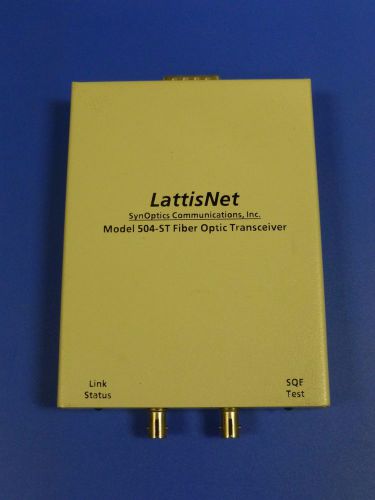 SynOptics Communications LattisNet 504-ST Fiber-Optic Transceiver
