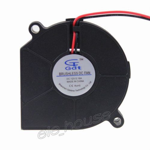 1pcs Brushless DC Cooling Blower Fan 6015S DC 12V 2Pin 60x60x15mm Sleeve-bearing