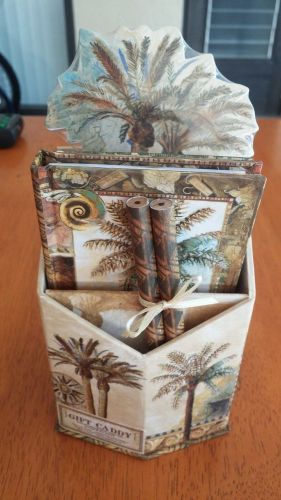 JOHN DOUGLAS GIFT CADDY TOMMY BAHAMA STYLE DESK SET