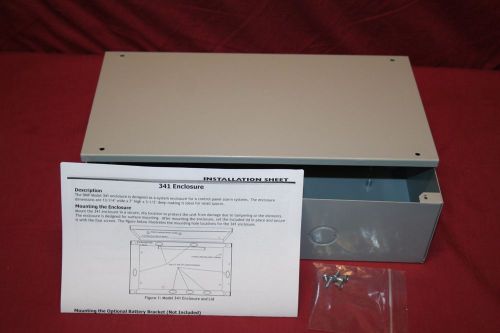 DMP Model 341 Control Panel Alarm ENCLOSURE GRAY  13 1/4&#034; W X 7&#034; H X 2 1/2&#034; Deep