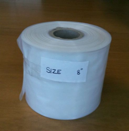 8 Inch x 200 feet 4 Mil Poly Bag roll for Impulse Sealer