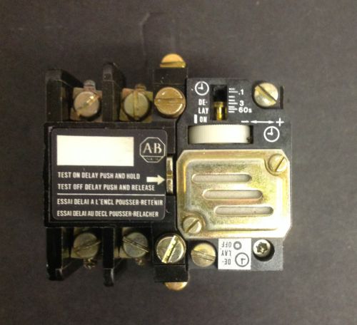 ALLEN-BRADLEY 700-NT SERIES C TIME DELAY RELAY (B576-B577)