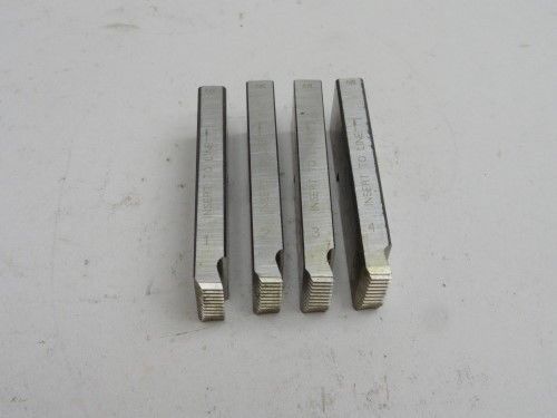 Ridgid high speed stainless universal pipe threader die set 1&#034;-2&#034; npt for sale