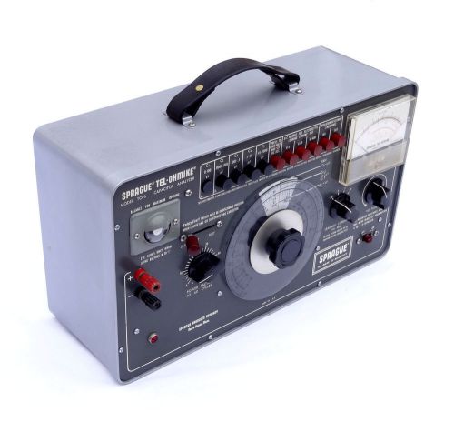 SPRAGUE Model TO-6 TEL-OHMIKE Capacitor Analyzer