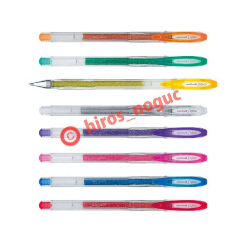 Uni-ball Signo Sparkling UM-120, 8 Color Set