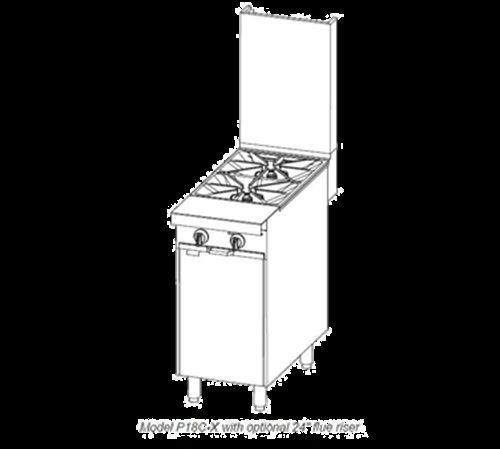 Southbend P18N-X Platinum Heavy Duty Range Gas 18&#034; modular (2) Open Burners