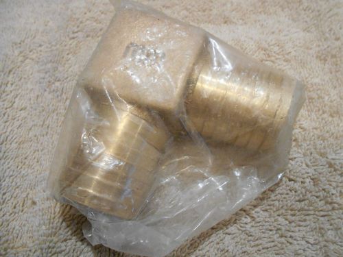 1-1/4&#034; Brass Barbed Insert 90 Degree Ell for Water Wells - Merrill RBDE125 - NEW