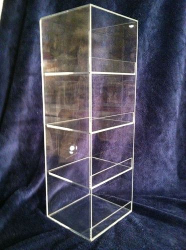 Acrylic display case 6&#034; x 6&#034;x 19&#034; tall  convenience store counter top display for sale