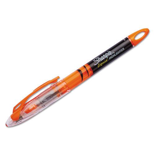 Accent Liquid Pen Style Highlighter, Chisel Tip, Fluorescent Orange, Dozen