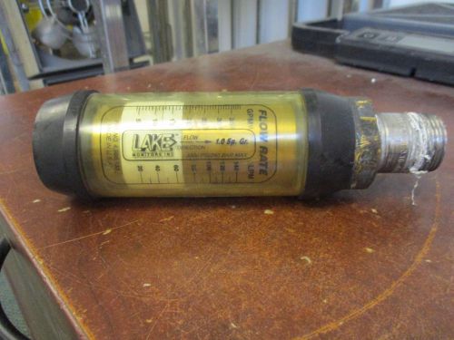 Lake Monitors Flowmeter B4B-6 Range: 20-140 LPM Used