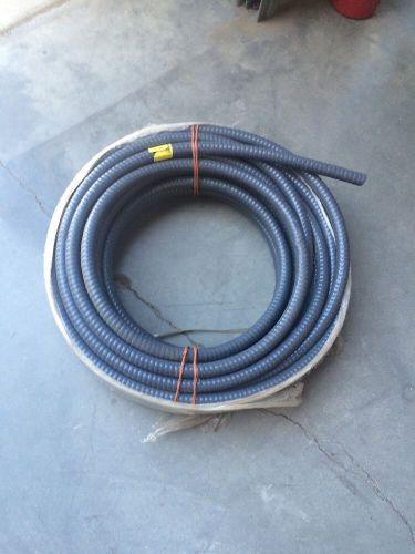 Carlon Liquid Tight Flexible Conduit, 1/2&#034; X 100 Ft Coil, Pvc 00 15005-100 Gray