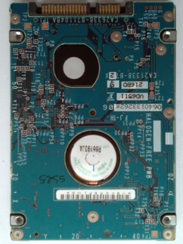 Fujitsu MHV2060BH 60GB PCB Board:CA26338-B71104BA TP1 2.5&#034; SATA