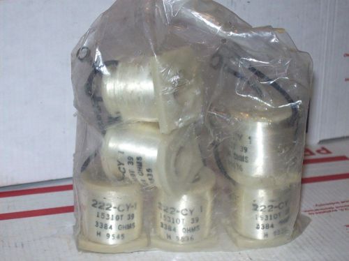 6-OTIS ELEVATOR COIL #222CY1-  3384 OHMS