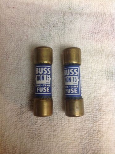 Buss 15 Amp Fuse Cartridge