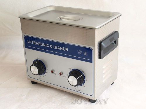 3L Ultrasonic Cleaner Heater Mechanical 100 W 40KHz Jewelry Dental CE ROHS