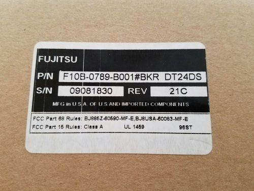 FUJITSU DT24DS F10B-0789-B001 #BK PHONE TELEPHONE BUSINESS 24 KEY FOR F9600 LOT