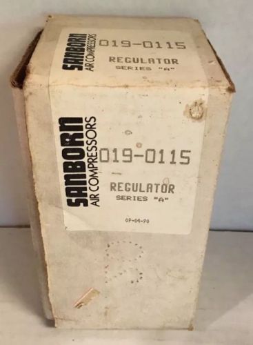 SANBORN Air Compressors 019-0115 REGULATOR Series A