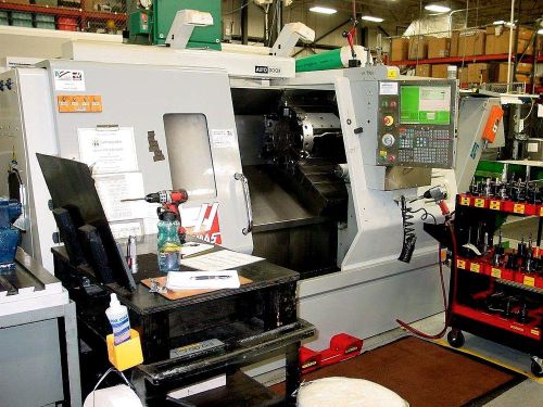 2008 haas sl-30t cnc cnc lathe w/haas servo bar-feed, 10&#034; chk, tailstock, etc. for sale