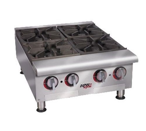 APW Wyott HHP-848I Heavy Duty Cookline Flat Hotplate gas countertop 48&#034; (8)...