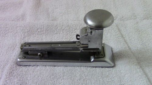 Vintage 1938 ACE Pilot Stapler model no 402 chrome plated 6.5&#034; w/rubber feet