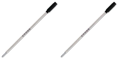 Ball-Point Refill For Standard Cross Ball-Point Pens Black Medium 2 Packs