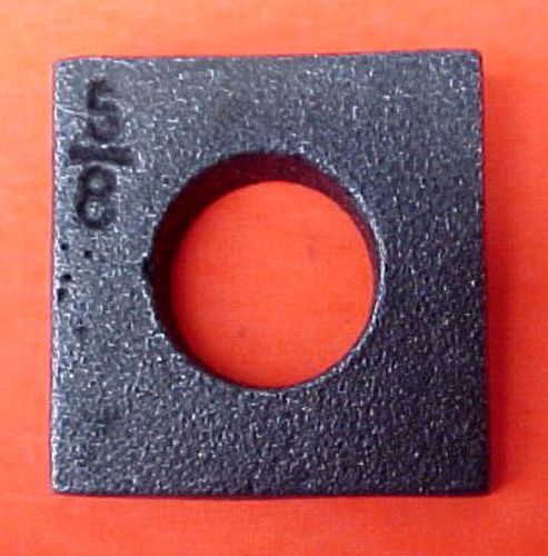 5/8&#034;  SCREW SIZE MALLEABLE IRON SQUARE BEVELED WASHERS