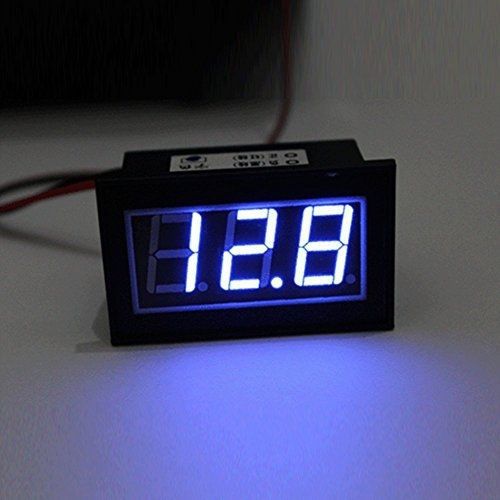 Generic Waterproof 12V Blue LED Digital Car/Auto Voltmeter Motorcycle Battery