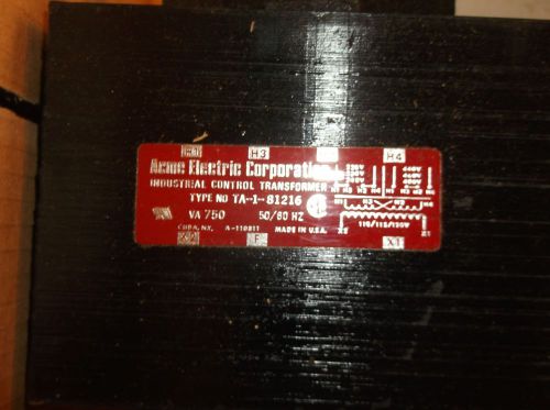 ACME TA-81216 INDUSTRIAL CONTROL TRANSFORMER