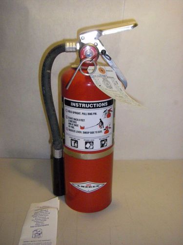 Amerex B500, 5lb ABC Dry Chemical Class A B C Fire Extinguisher