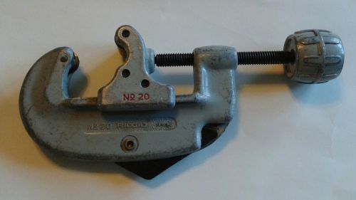 RIGID NO. 20 TUBING/PIPE CUTTER 5/8-2 1/8 OD