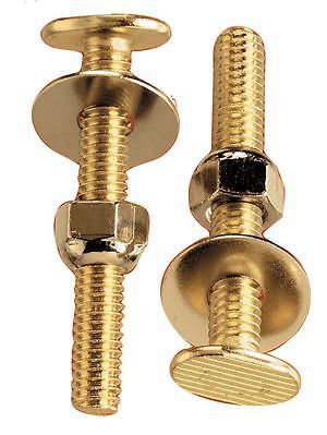 TOILET BOLT SET,BRS 5/16X2.25&#034;