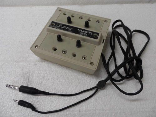 Califone Model 1214AV-PS Speaker/Headset Distribution Box