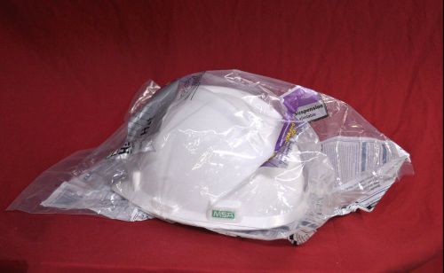 (2) CASCO MSA SAFETY WORKS HARD HATS 10006318 CONSTRUCTION PROTECTIVE GEAR