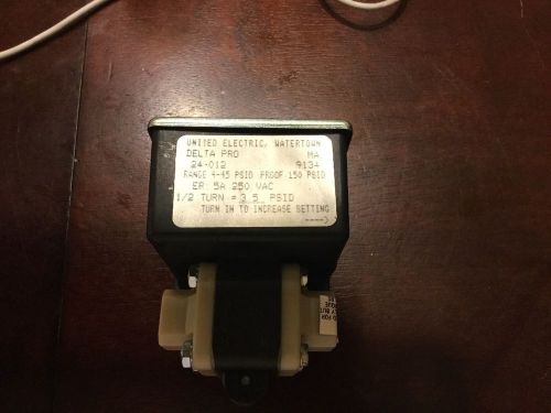 UNITED ELECTRIC 24-012 UE SERIES DELTA PRO SWITCH 4-45PSI,