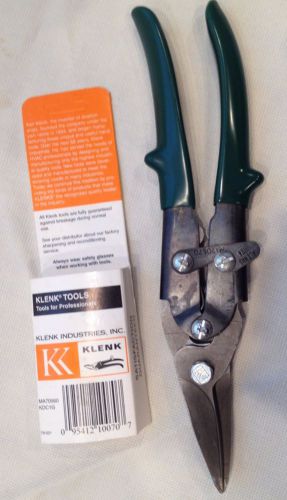 New klenk ma70570 right cut green aviation tin snips sheet metal hand tool kdc2g for sale
