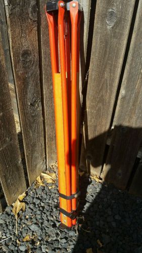 David White Sight Transit Level Surveying Tripod Wood Aluminum Construction NICE