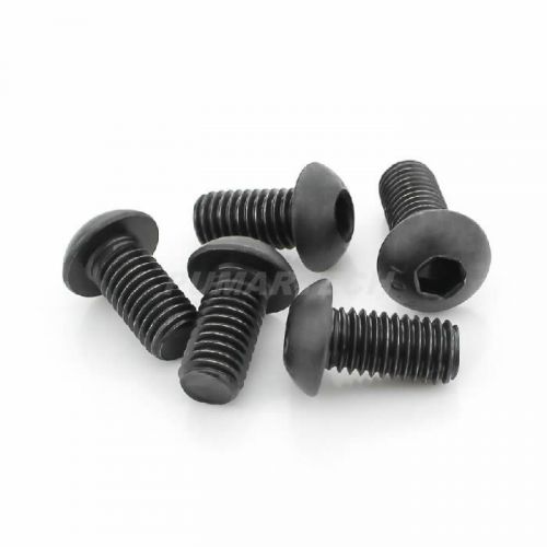 50pcs M2.5*4mm ISO7380 Grade10.9 Alloy Steel Hexagon Socket Button Head Screws