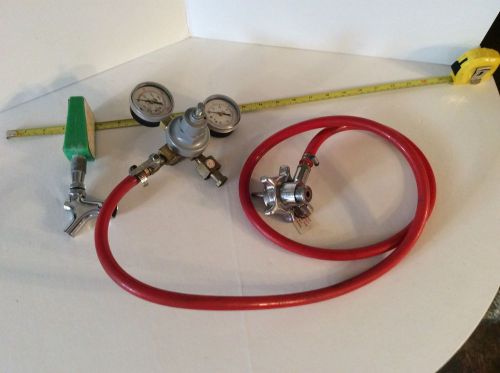 Regulator with gauges for home beer tap Kegerator system Rolling Rock Handle