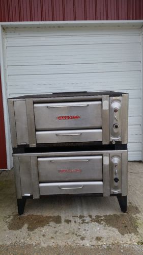 Blodgett Double Stack Stone Deck 1000 Ovens Natural Gas Tested