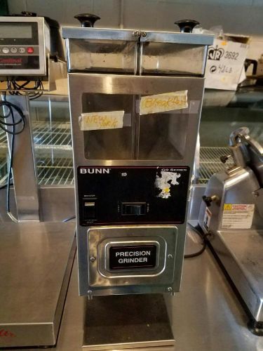 BUNN G9-2 HD Coffee Espresso Bean Dual 2 Hopper Precision Grinder