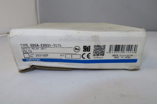 Omron G9SA-EX031-T075 NEW!!!