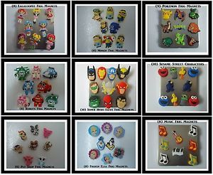 Character Frig Magnets Simpsons Sponge Bob Candy Furby Super Heros Batman Disney