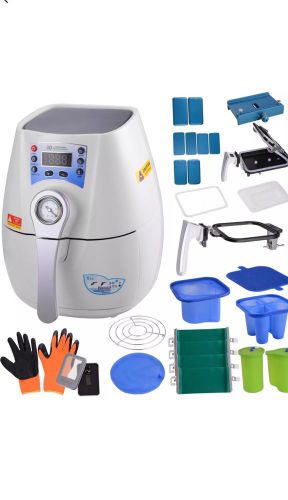 3D Mini Vaccum Heat Press Machine Transfer Sublimation Printer Phone Case &amp; Mug