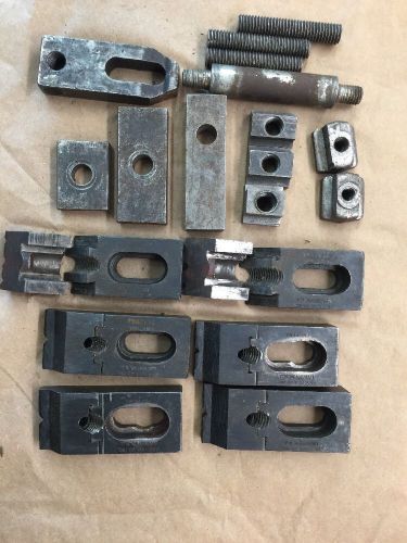 MACHINIST TOOL LATHE MILL  4 J&amp;S Tool Adjustable Hold Down Blocks Clamp B119