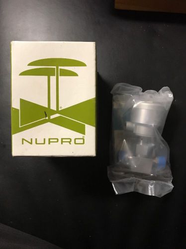 SWAGELOK NUPRO SS-4BK-1C BELLOWS SEALED VALVE SS PCTFE STEM TIP 1/4IN SWAGE NC